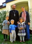 Prêtre marié et ses enfants