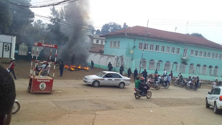 Maniestation à Ibanda