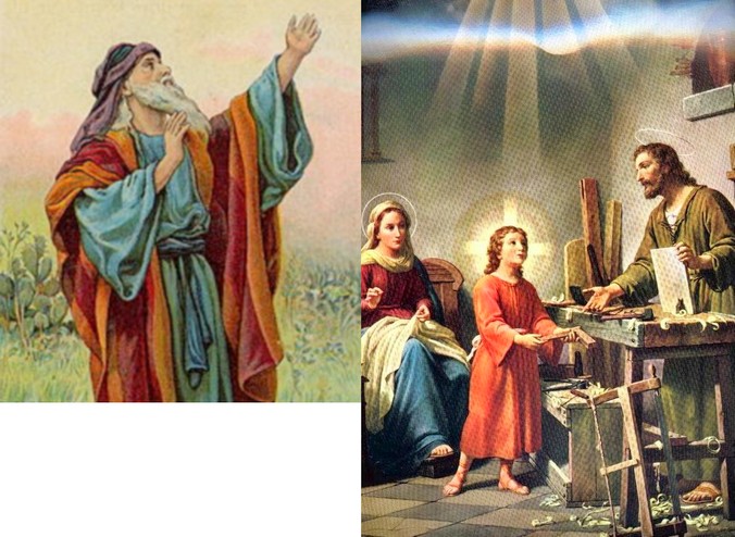 Le 1 mai: Grande fête avec  deux grands saints en J: Joseph et&nbsp;Jérémie!