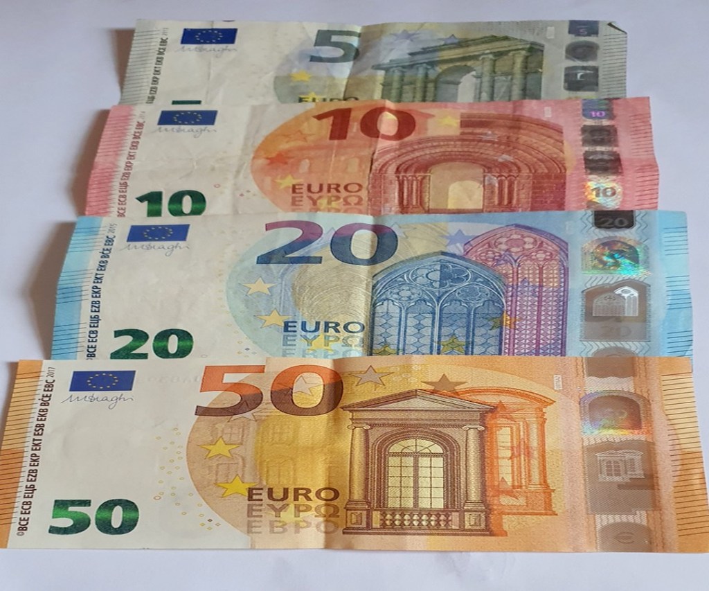 Les euros en couleur!